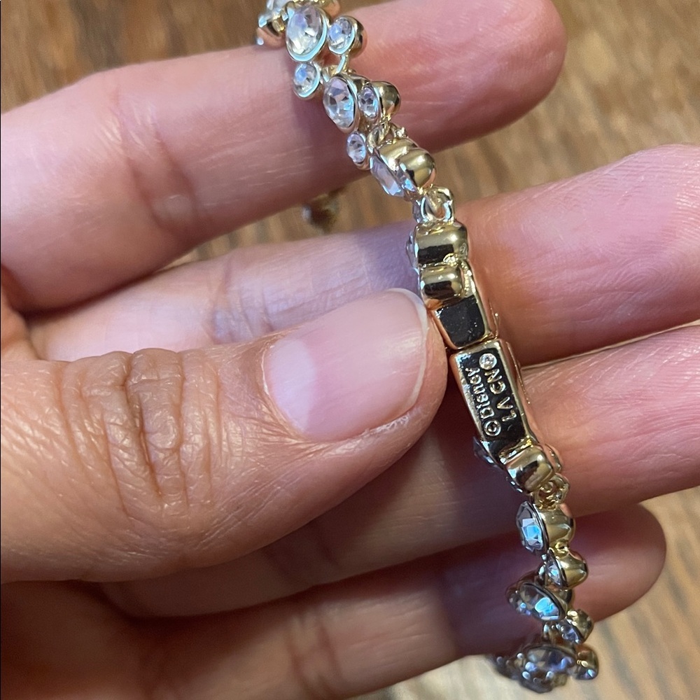 Disney  Gold and Silver Crystal Bracelet - Picture 2 of 7